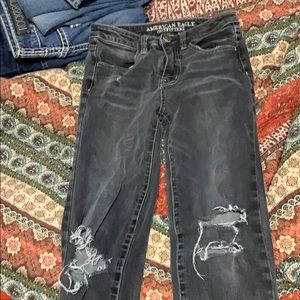 High rise crop American eagle jeans